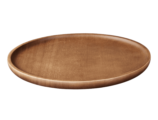 ASA - GRANDE ASSIETTE EN BOIS FONCÉ